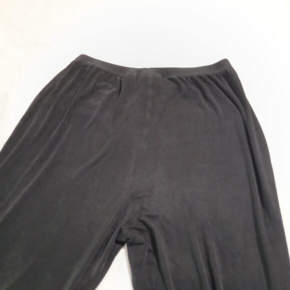 Chico's Travelers 1 black elastic waist pants easy care and travel friendly - Picture 3 of 5